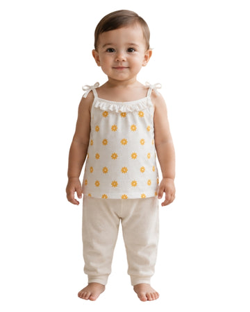 KIABI Baby Girls Floral Pattern T-Shirt