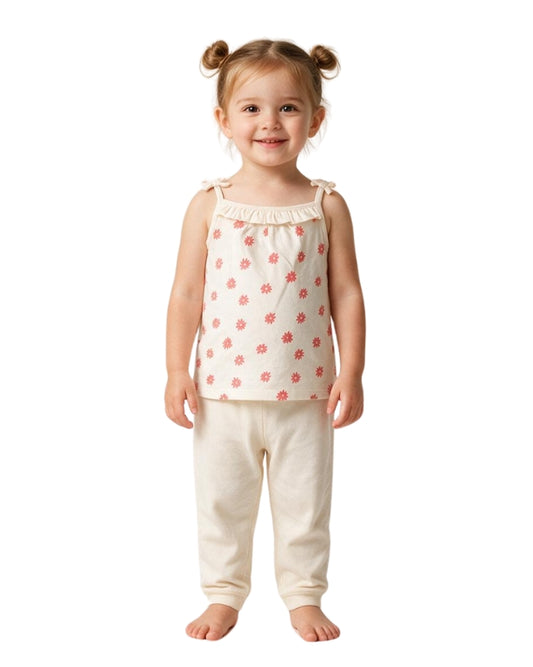 KIABI Baby Girls Flower T-Shirt