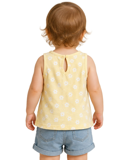 KIABI Baby Girls Flower T-Shirt