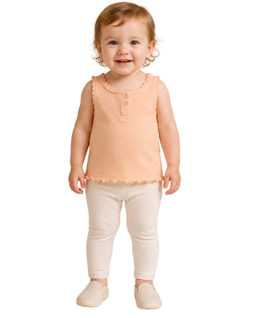 KIABI Baby Girls Rib T-Shirt