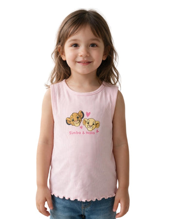 DISNEY Baby Girls  Simba & Nala T-Shirt