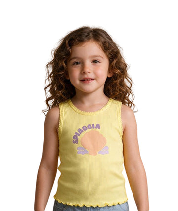 KIABI Kids Girls Spiaggia Sleeveless T-Shirt