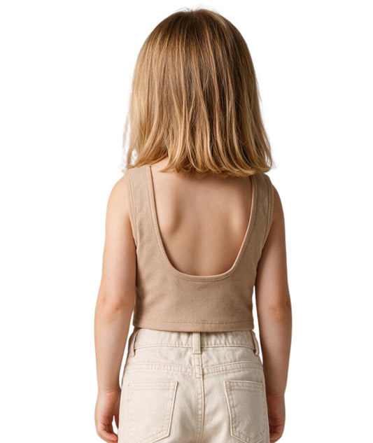 KIABI Kids Girls Designed Back T-Shirt