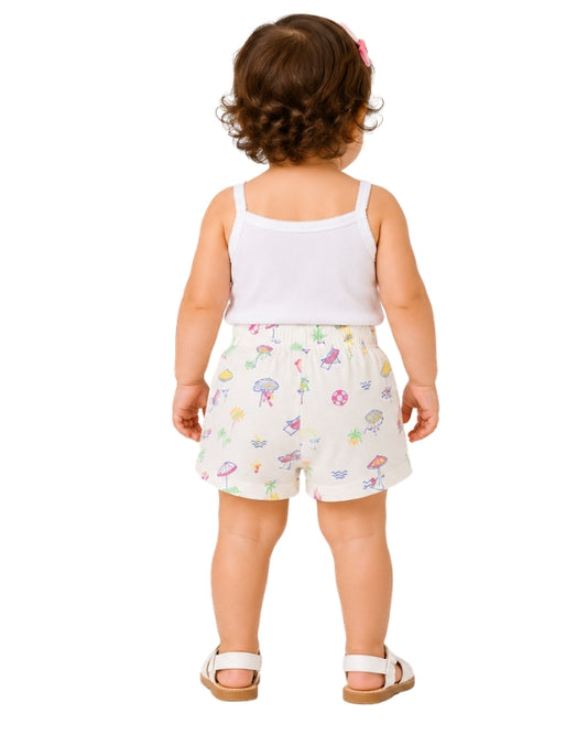 KIABI Girls Beach Inspired Design Short