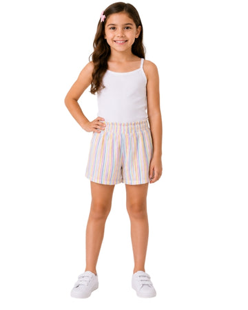 KIABI Girls Vertical Stripe Short