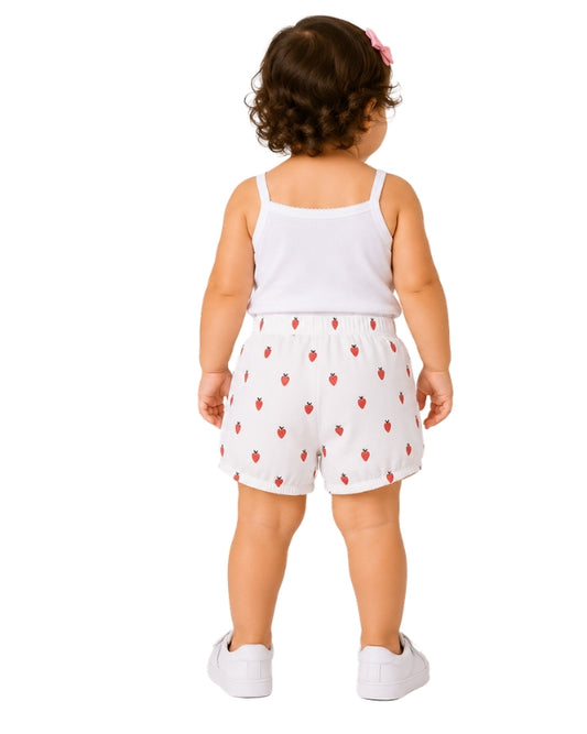 KIABI Baby Girls Strawberry Short