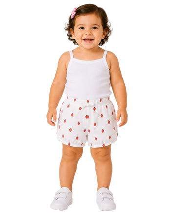 KIABI Baby Girls Strawberry Short