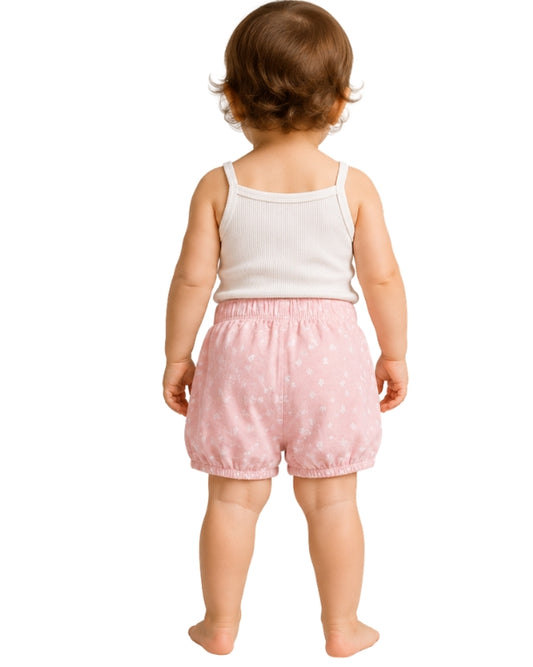 KIABI Baby Girls Floral Soft Short