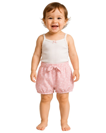 KIABI Baby Girls Floral Soft Short
