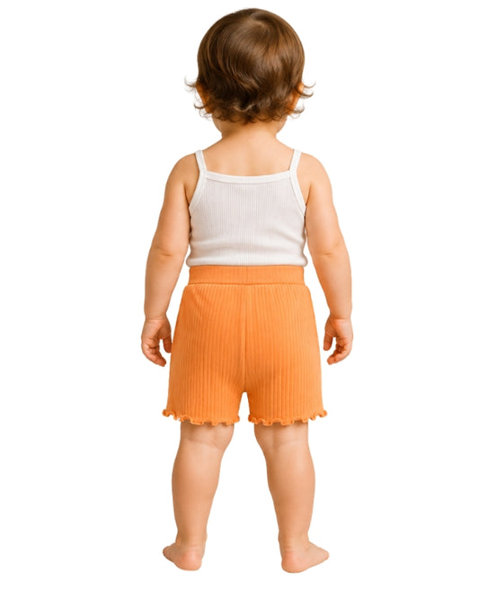 KIABI Baby Girls Ribbed Comf Short