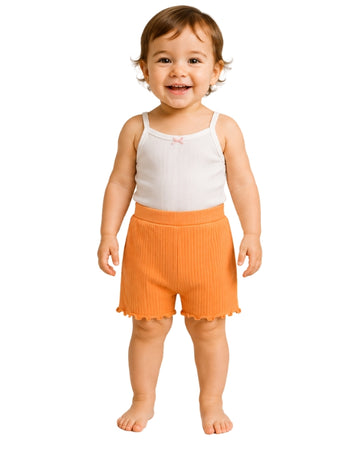 KIABI Baby Girls Ribbed Comf Short