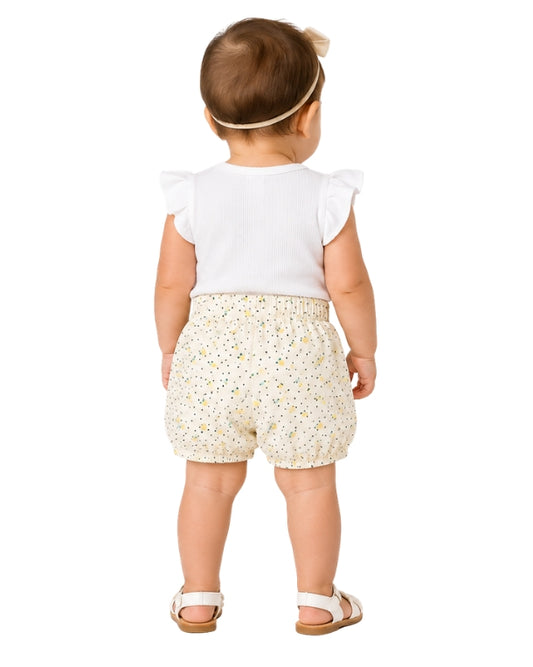 KIABI Baby Girls Lemon Short