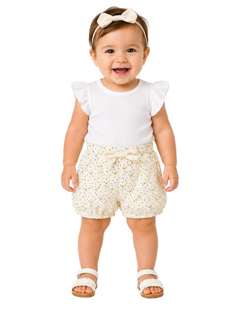 KIABI Baby Girls Lemon Short