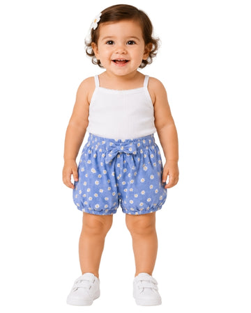 KIABI Baby Girls Allover Flower Print Short
