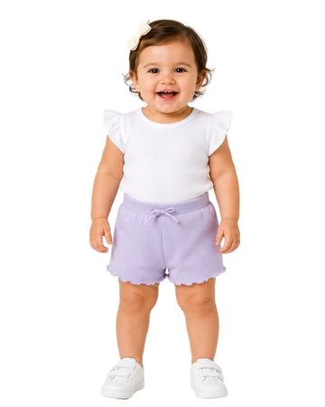 KIABI Baby Girls Rib Comfy Short