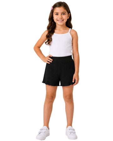KIABI Girls  Pleated Texture Short