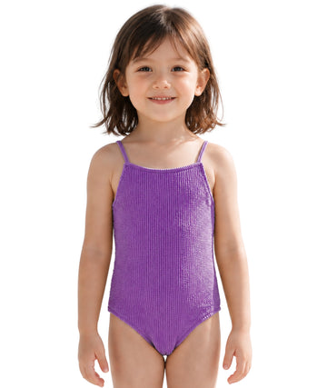 KIABI Kids Girls Textured Crinkle Swim Suit