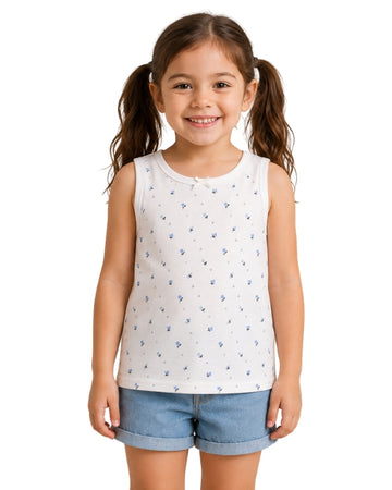 KIABI Girls Mini Floral T-Shirt