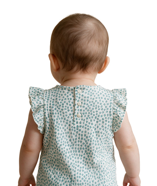 KIABI Baby Girls Ruffle Sleeveless T-Shirt