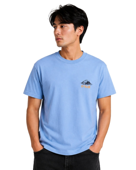 O'NEILL Men Tropical Surf Graphic On Back T-Shirt