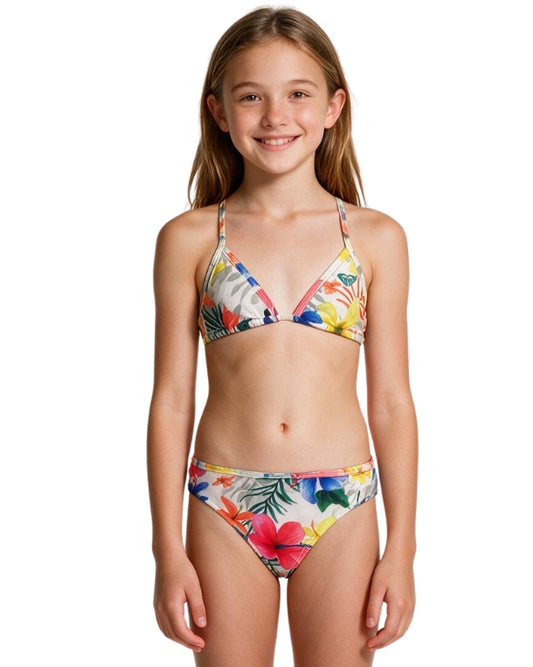 ROXY Girls  Tropical Floral Swim Set