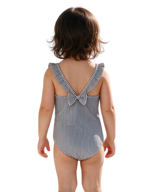 KIABI Baby Girls Stripped Swim Suit