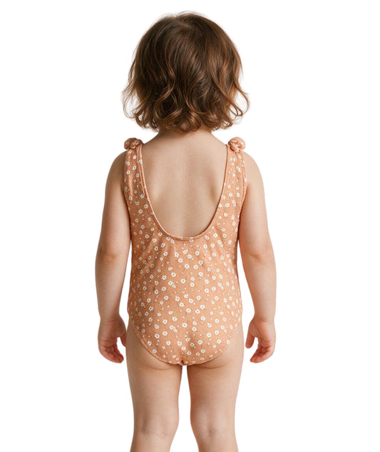 KIABI Baby Girls Flowers Designed Swim Suit
