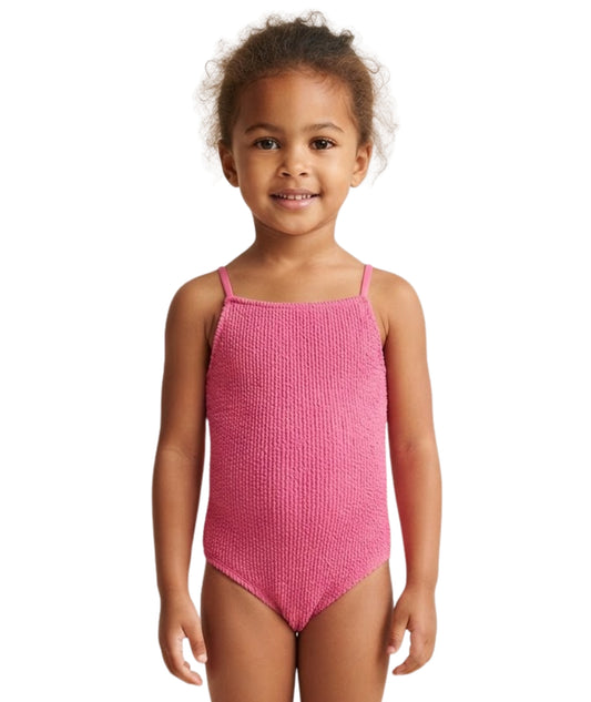 KIABI Kids Girls Crinkle Swim Suit