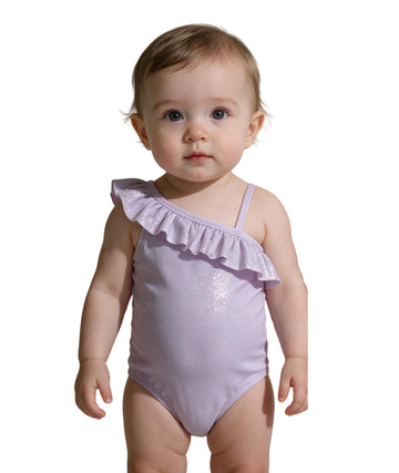 KIABI Baby Girls Shimmer Swim Suit