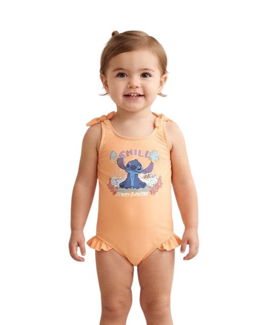 KIABI Baby Girls Stitch Chill Swim Suit