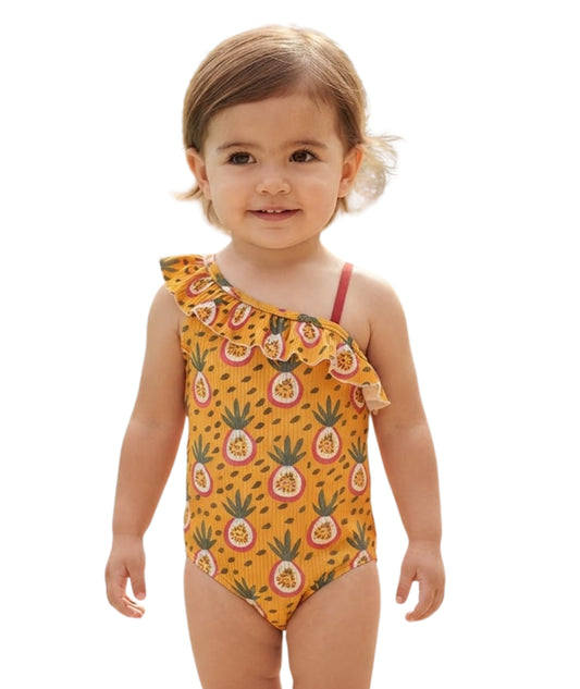 KIABI Baby Girls Fruits Print Swim Suit
