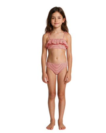 KIABI Girls Stripped Swim Set 2 Pcs