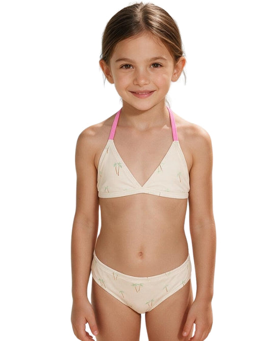 KIABI Girls Palm Tree Swimwear 2 Pcs