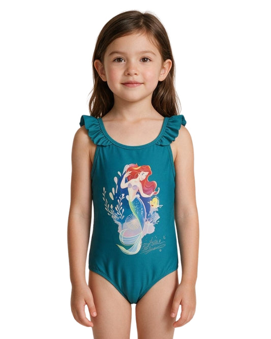 KIABI Girls Mermaid Graphic Swim Suit