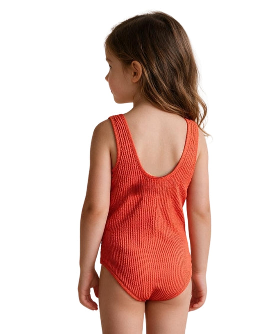 KIABI Girls Ribbed Swim Suit