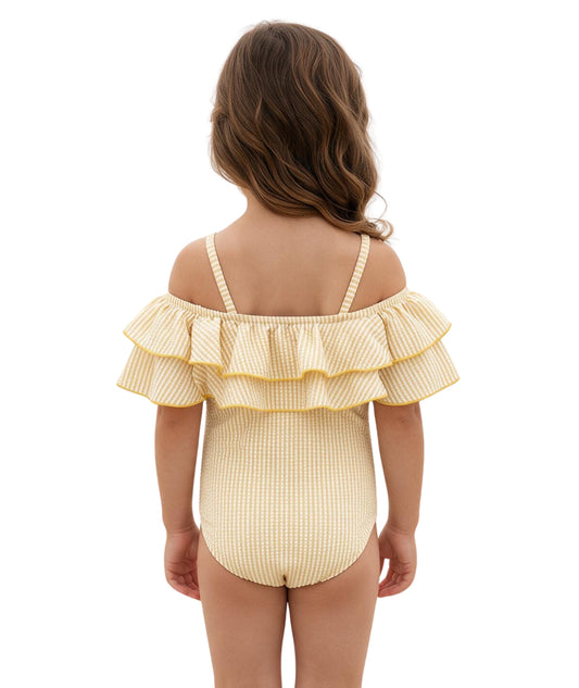 KIABI Kids Girls Stripped Swim Suit
