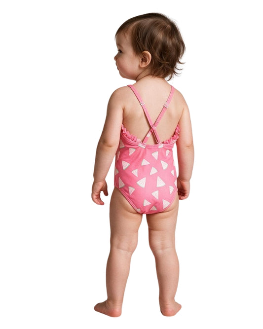 KIABI Baby Girls Charming Pink Watermelon Suit