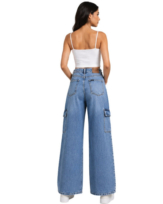 KIABI Women Wide Leg Jeans