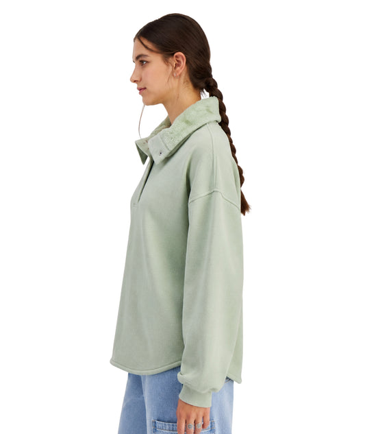 PLANET HEART Women Warm Fleece T-Shirt