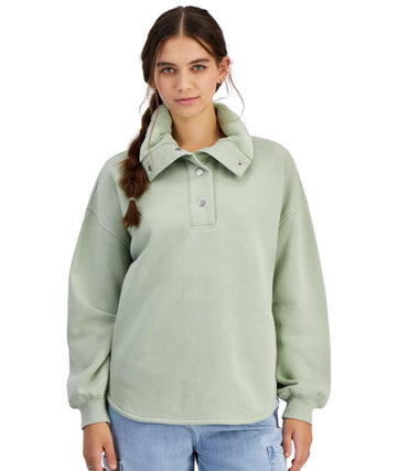 PLANET HEART Women Warm Fleece T-Shirt