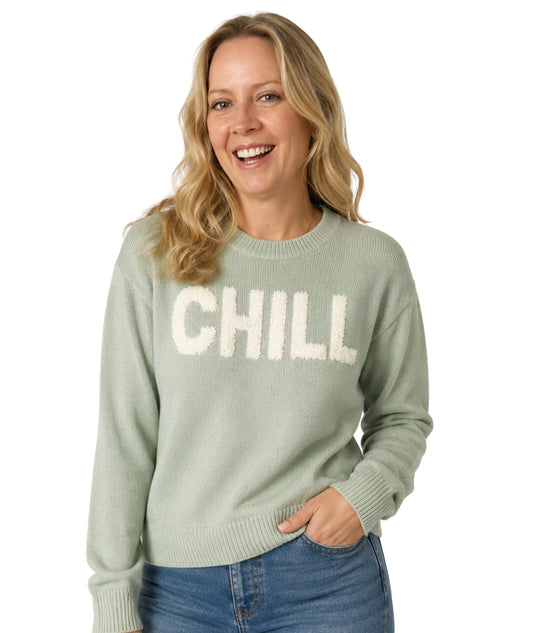 HOOKED UP Women Chill Long Sleeve T-Shirt