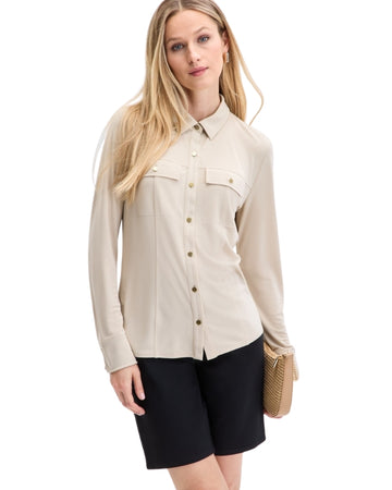 INC INTERNATIONAL CONCEPTS Women Knit Utility Shirt