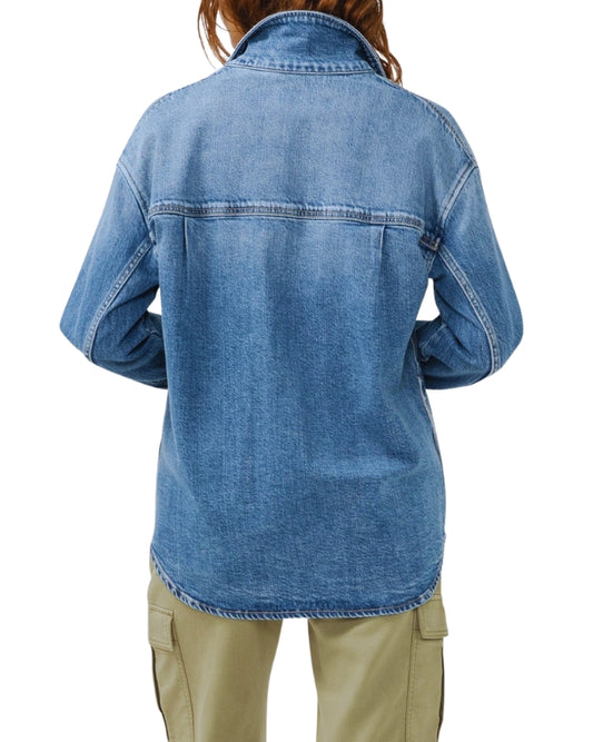 SILVER JEANS Women Denim Shirt