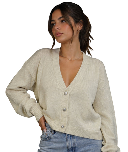ON 34THWomen Shimmer Cardigan
