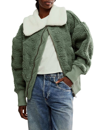 FREE PEOPLE Women Sherpa Jacket