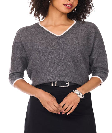 VINCE CAMUTO Women V Neckline T-Shirt