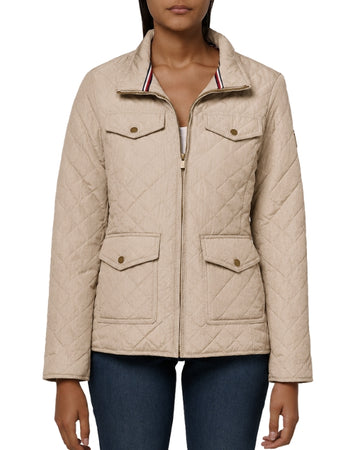 TOMMY HILFIGER Women Quilted Fall Fashion Jacket