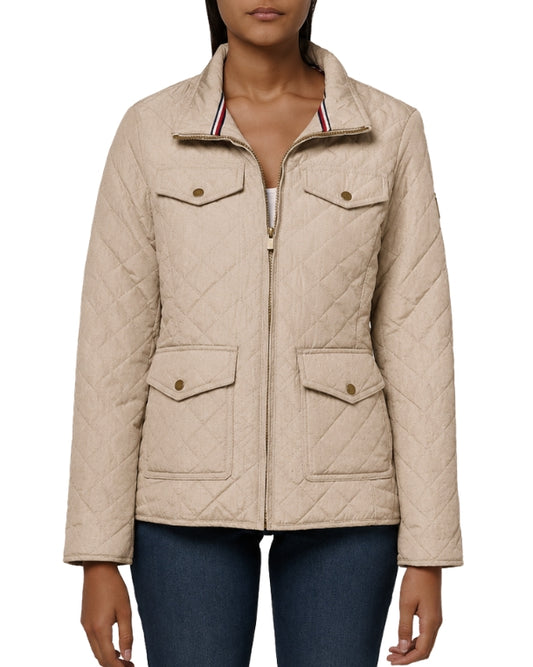 TOMMY HILFIGER Women Quilted Fall Fashion Jacket
