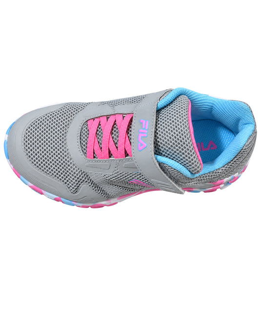 FILA Kids Girl Galaxia 4 Strap Sneakers