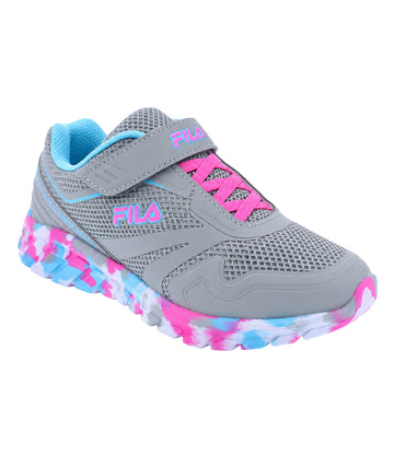 FILA Kids Girl Galaxia 4 Strap Sneakers